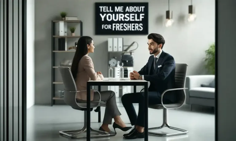 Tell Me About Yourself for Freshers: A Comprehensive Guide
