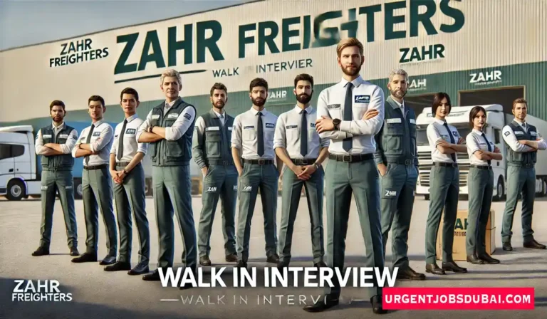 Zahr Freighters Careers Dubai for Logistics Roles 2024: Immediate Joining & Apply Now