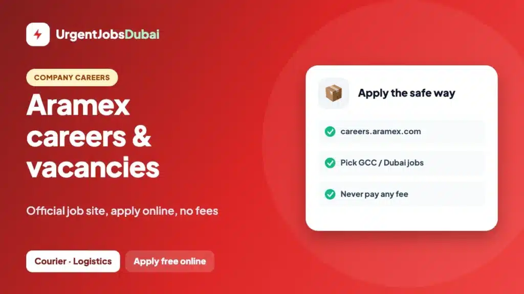 Aramex Careers in Dubai: Official Job Site & How to Apply