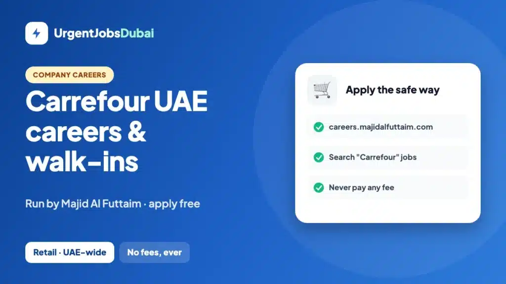 Carrefour UAE Careers: Where to Apply, Walk-ins & Fake Offers