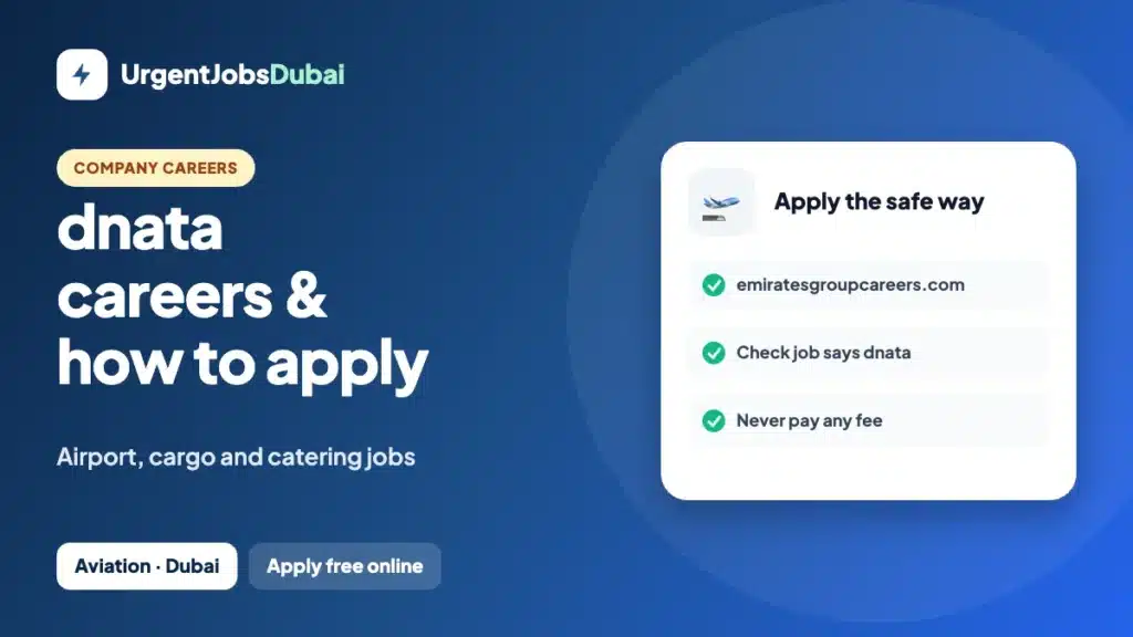 dnata Careers: Airport, Cargo & Catering Jobs in Dubai