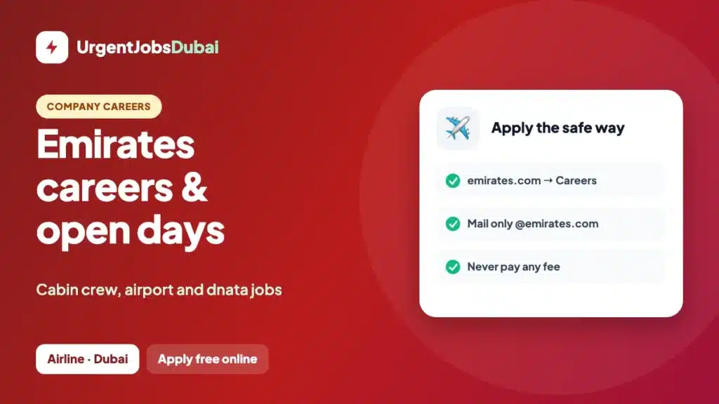 Emirates Careers: Cabin Crew, Airport Jobs & How to Apply