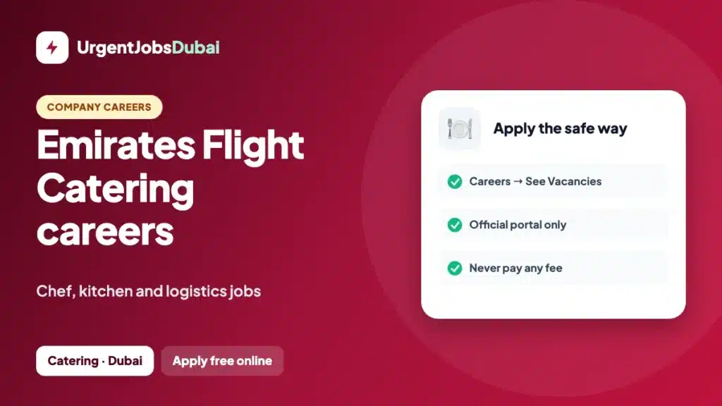 Emirates Flight Catering Careers: Jobs & How to Apply