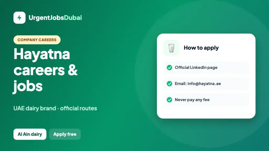 Hayatna Careers: How to Apply at the UAE Dairy Brand