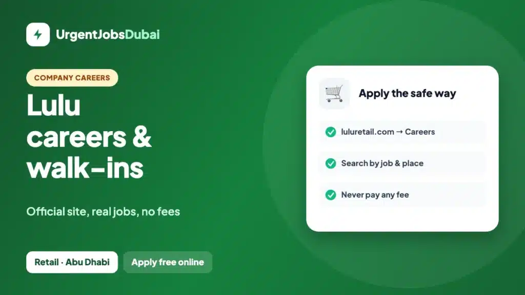 Lulu Careers: Official Jobs Site, Walk-ins & Safety Tips